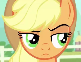 🤨 emoji Applejack Animated Telegram sticker 14 of 54