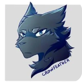 😡 emoji Warrior cat Telegram sticker 19 of 41