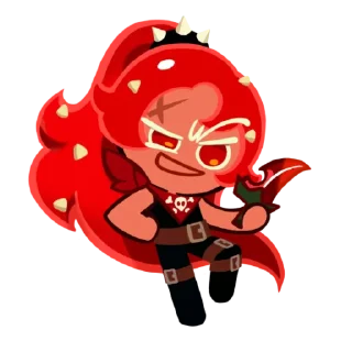 Sticker from Chilli pepper cookie