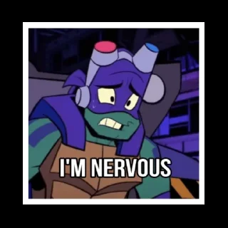 😟 emoji TMNT Telegram sticker 3 of 40