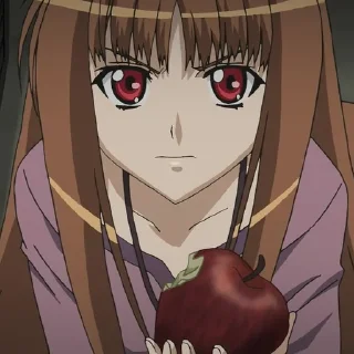 🍎 emoji Spice&Wolf Telegram sticker 10 of 90