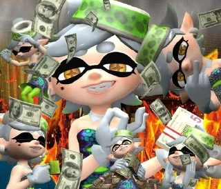 💵 emoji Splatoon memes Telegram sticker 4 of 84