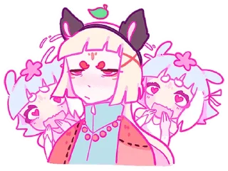 🥰 emoji Лесная парочка без текста @TgSticker Telegram sticker 6 of 49