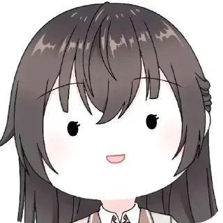 🙂 emoji Юки Telegram sticker 3 of 9