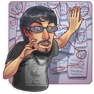 😨 emoji Hideo Kojima Telegram sticker 4 of 35