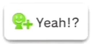 Sticker from yeah