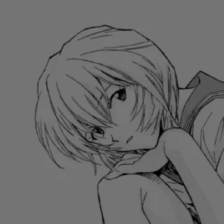 Sticker from evangelion.