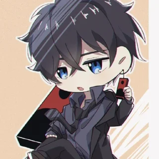 🤫 emoji Bonten Michi Telegram sticker 17 of 71
