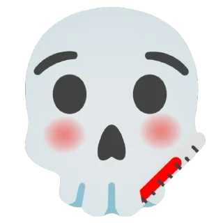 💀 emoji skull Telegram sticker 22 of 60