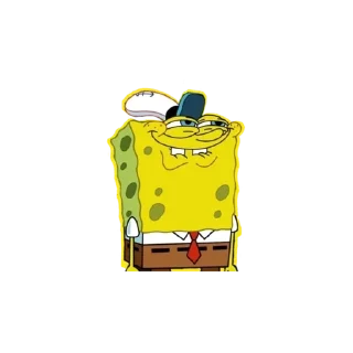 🌚 emoji Губка Боб Telegram sticker 9 of 16