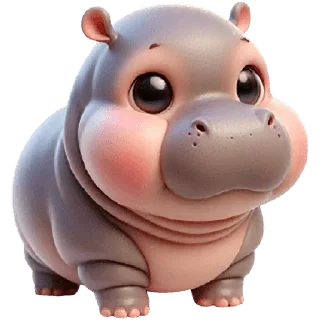 🫥 emoji Парные бегемотики @MoiStikiBot Telegram sticker 19 of 63