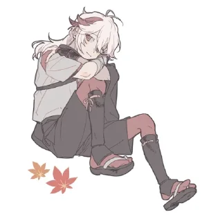 😌 emoji Кадзуха @fordgenshin Telegram sticker 11 of 27