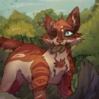 😲 emoji Коты-воители (ﾉ´∀｀*) Telegram sticker 13 of 16