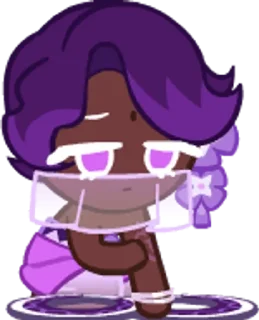 🔮 emoji 🔮  lilac cookie 🔪 Telegram sticker 10 of 17