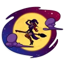 ✋ emoji Morgana the Witch Telegram sticker 13 of 25