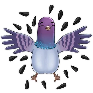 ☺️ emoji Голубь Telegram sticker 13 of 26