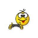 🤪 emoji Old_Smiley @IMG2D Telegram sticker 7 of 64