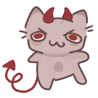 😈 emoji Кот обормот🧐 Telegram sticker 19 of 27