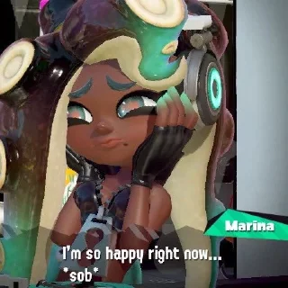 😢 emoji Retarded Splatoon Telegram sticker 13 of 19