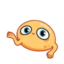 😘 emoji Колобок @FOXDIZIGNERLIFE @dmitrieva_motion Telegram sticker 16 of 25