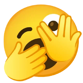 🫣 emoji 🥱 Telegram sticker 17 of 100