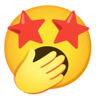🤩 emoji 🥱 Telegram sticker 12 of 100