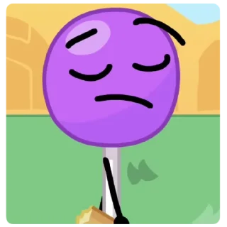 🍭 emoji BFDI - Lollipop! | @tavloi Telegram sticker 17 of 44