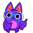 🤓 emoji Batty Boo Telegram sticker 17 of 25