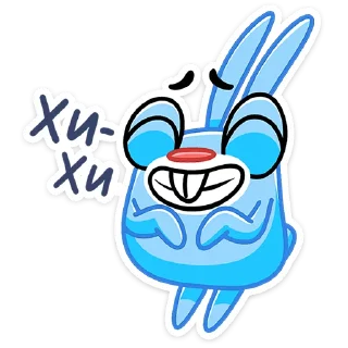 😆 emoji Я Заяц Telegram sticker 17 of 48