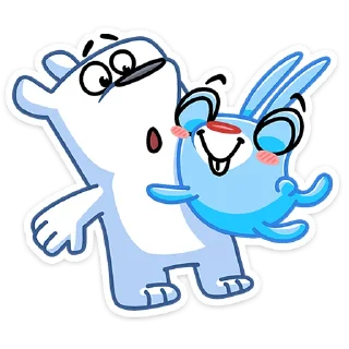 🤗 emoji Я Заяц Telegram sticker 19 of 48