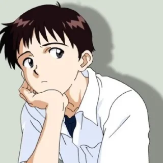🤔 emoji Shinji Telegram sticker 4 of 29