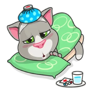 🤒 emoji Talking Tom Telegram sticker 20 of 48