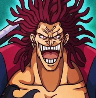 😁 emoji Rocks D. Xebec Telegram sticker 5 of 10