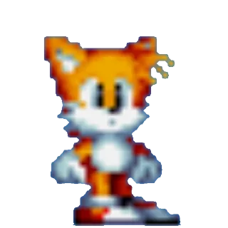 🟠 emoji Тейлз! (Соник Мания) Telegram sticker 2 of 110