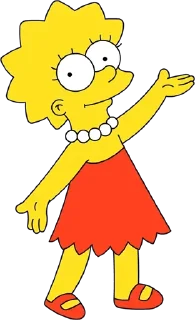 ✋ emoji The Simpsons (@dailystkrbot) Telegram sticker 22 of 50
