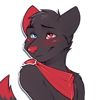 😊 emoji Stealth The Fox Telegram sticker 6 of 106