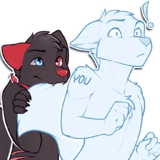 👅 emoji Stealth The Fox Telegram sticker 20 of 106
