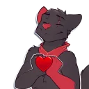 ❤️ emoji Stealth the fox Telegram sticker 7 of 28