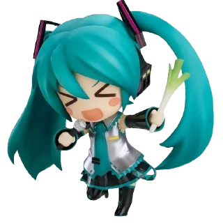 😆 emoji Мику Telegram sticker 8 of 9