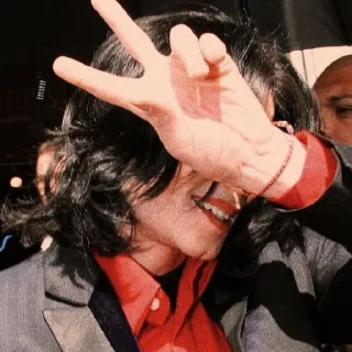 ✌️ emoji Michael Jackson Telegram sticker 8 of 37
