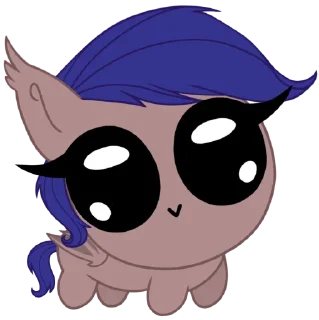 🦇 emoji Пучеглазки mlp | @MyLittlePony_bots Telegram sticker 24 of 54