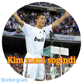 😮 emoji Real madrid Telegram sticker 7 of 24