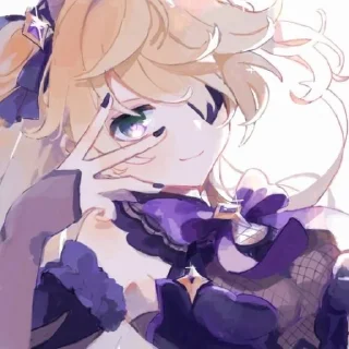 ☂ emoji °Фишль @genshinbyevico Telegram sticker 14 of 28