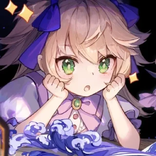 ☂ emoji °Фишль @genshinbyevico Telegram sticker 22 of 28