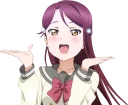👐 emoji Love Live! Sunshine!! Telegram sticker 17 of 75