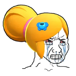 😭 emoji Mandy be like: Telegram sticker 14 of 32
