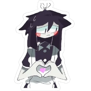 🫥 emoji Горнечные ♪───Ｏ（≧∇≦）Ｏ────♪ Telegram sticker 8 of 72