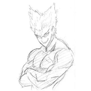 🥰 emoji Garou @stickers_teleg_telegramstickeri Telegram sticker 20 of 44
