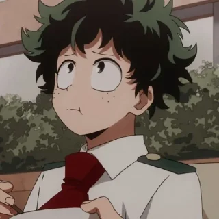 🌟 emoji Деку/Мидория Telegram sticker 17 of 58
