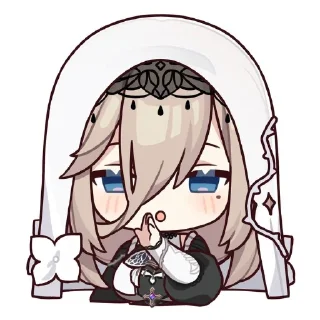 🤫 emoji Хонкай Telegram sticker 16 of 31